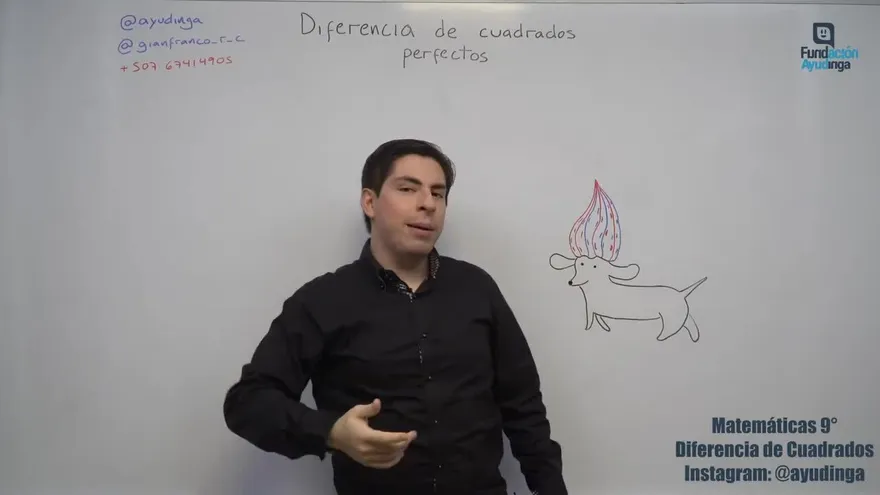 Ayudinga Matemáticas 9° - Casos de Factorización - Diferencia de Cuadrados Perfectos Parte I 13 de marzo de 2020