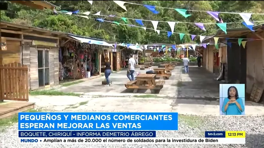 Pequeños comerciantes esperan mejoría en ventas en Chiriquí