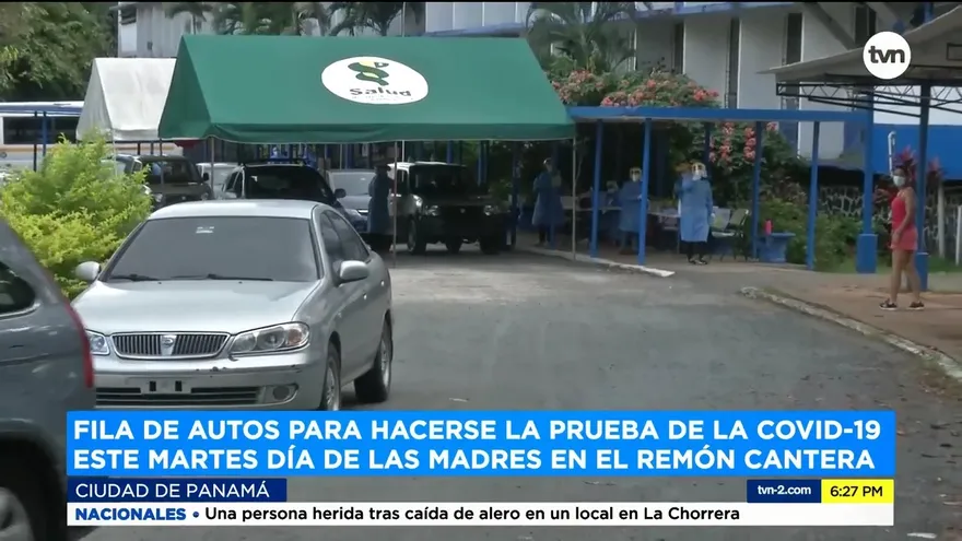 Abarrotan centro de hisopados del Colegio Remón Cantera