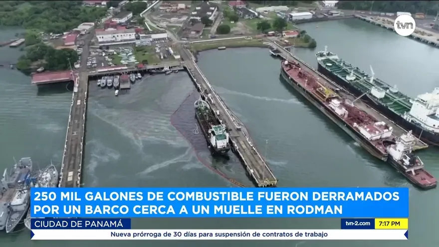 AMP investiga un derrame de combustible en Rodman