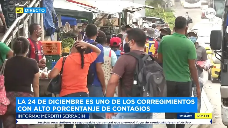 El corregimiento de la 24 de Diciembre, sigue registrando un alto nivel de contagio del COVID-19