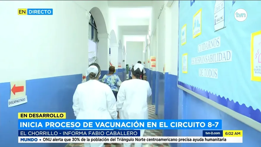 Se inicia la vacunación en el circuito 8-7