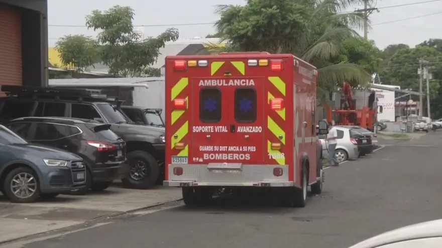 Imagen con fines ilustrativos de una ambulancia del Cuerpo de Bomberos de Panamá.