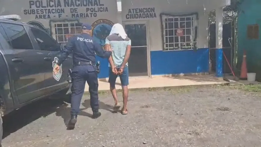 El hombre capturado por la agresión de su tía en Veraguas.