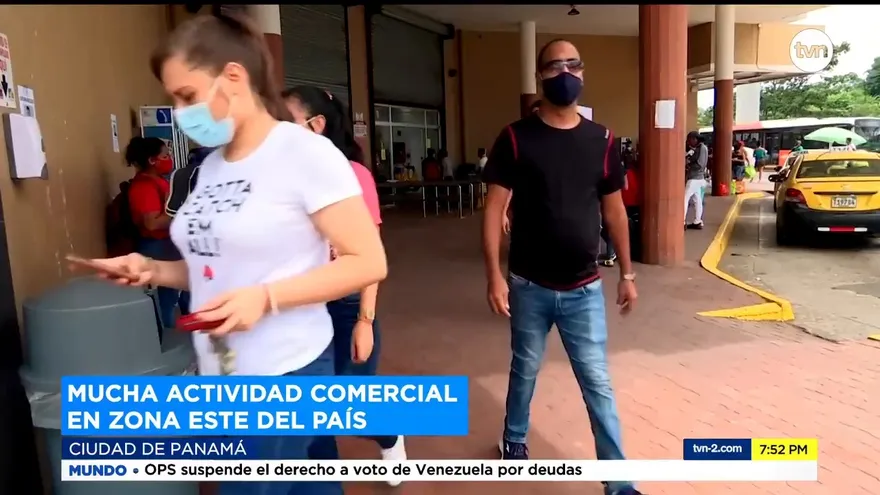 Mucha actividad comercial en zona este del país