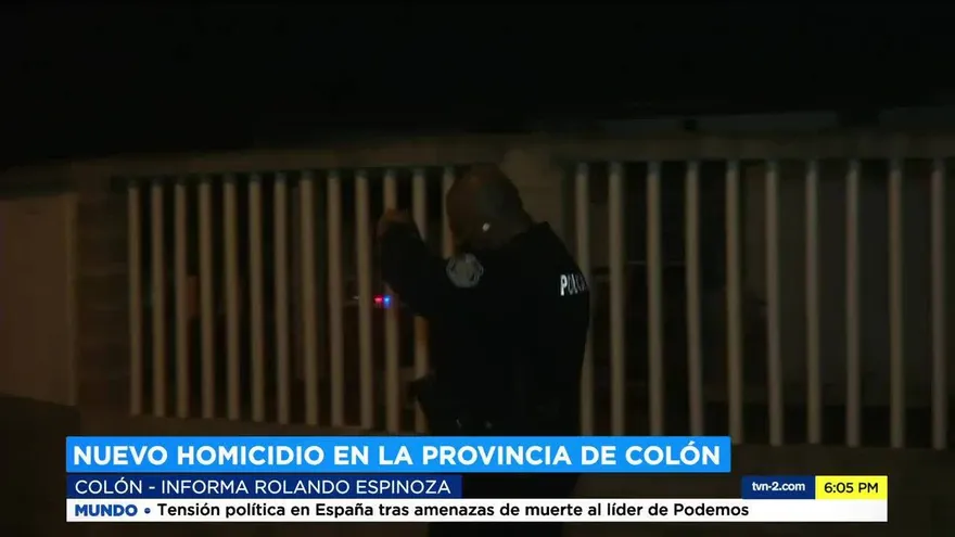 Se reporta nuevo caso de homicidio en Colón