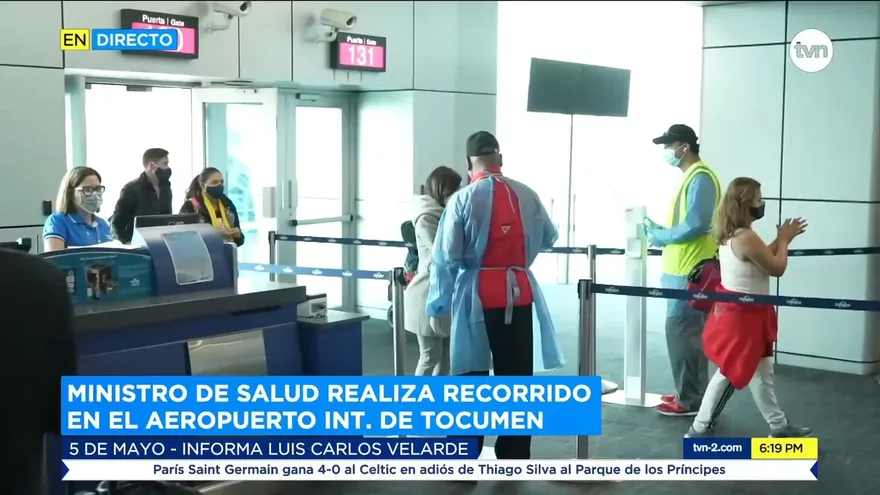 Ministro de Salud visitó el aeropuerto Internacional de Tocumen