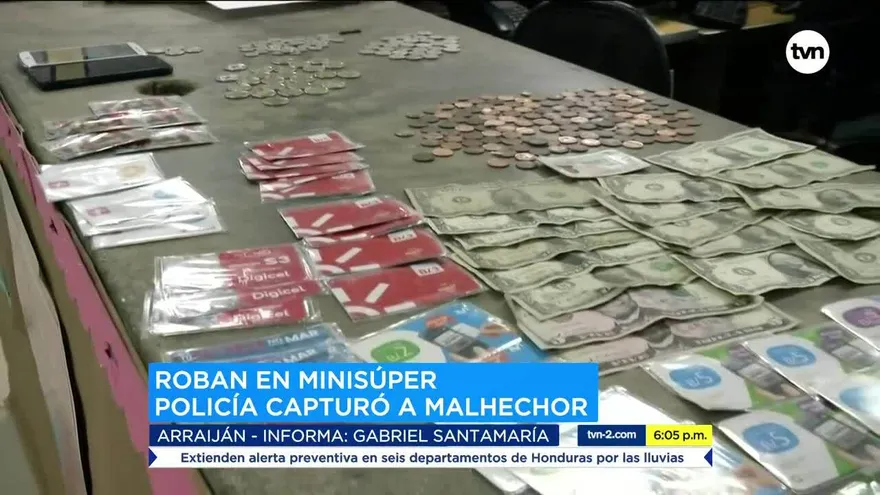 Capturan a sospechoso de robo en Burunga