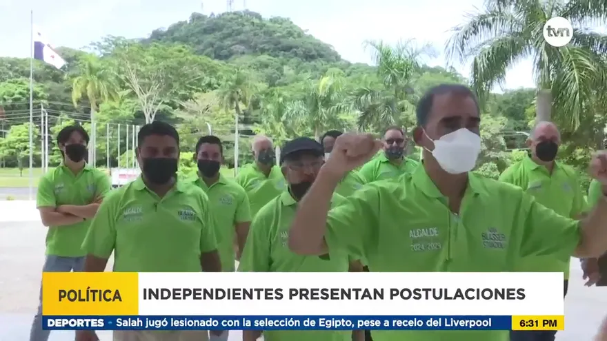 Candidatos de libre postulación presentan documentos