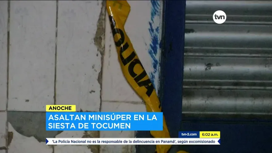 Asaltan minisúper en La Siesta de Tocumen