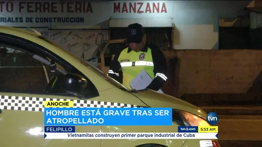 Atropellan a un hombre en Felipillo