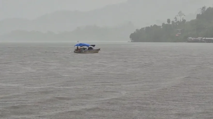 Fuertes lluvias en Bocas del Toro.