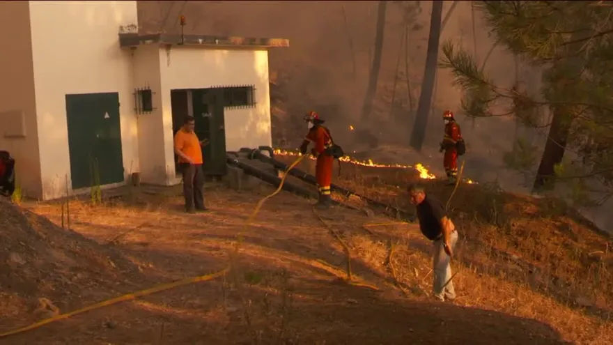 Más de 100 militares españoles ayudan en los incendios de Portugal