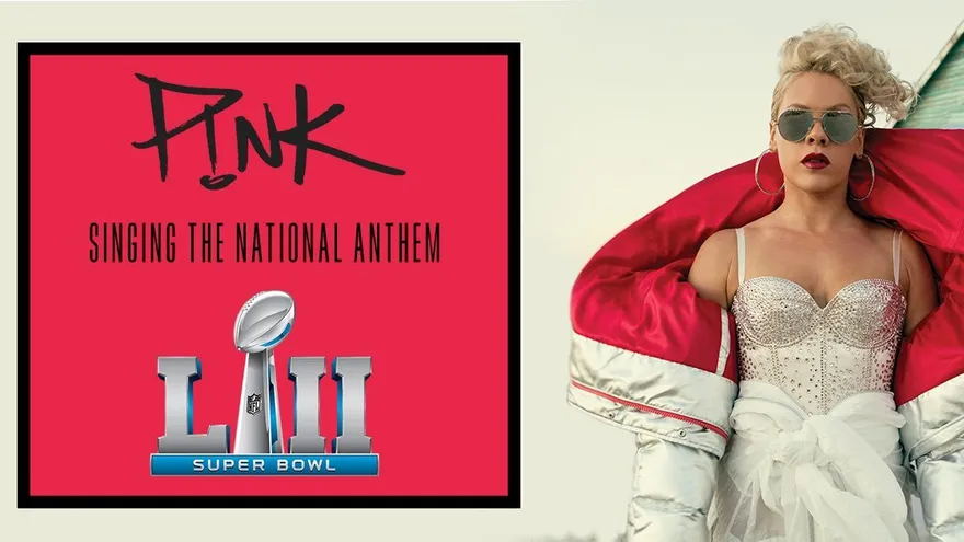 La intérprete estadounidense Pink cantará el himno de EEUU en el Super Bowl.