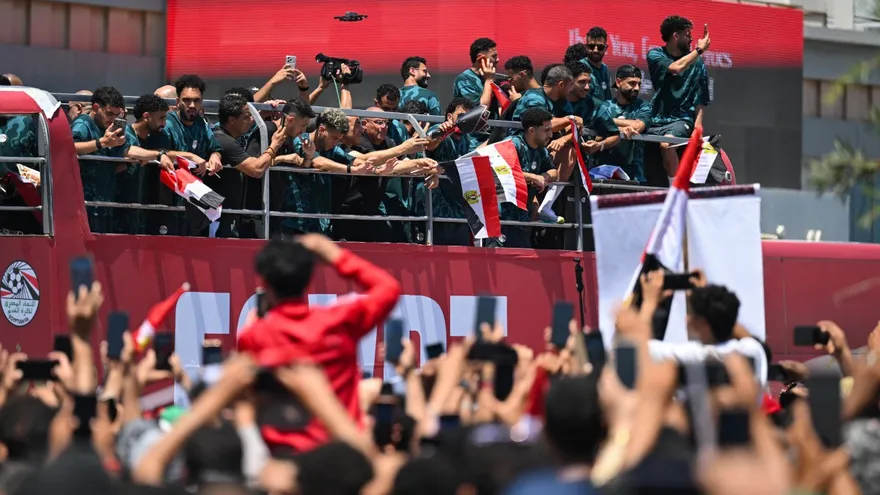 Egypt's 'Pharaohs' return home to hero's welcome after historic World Cup run