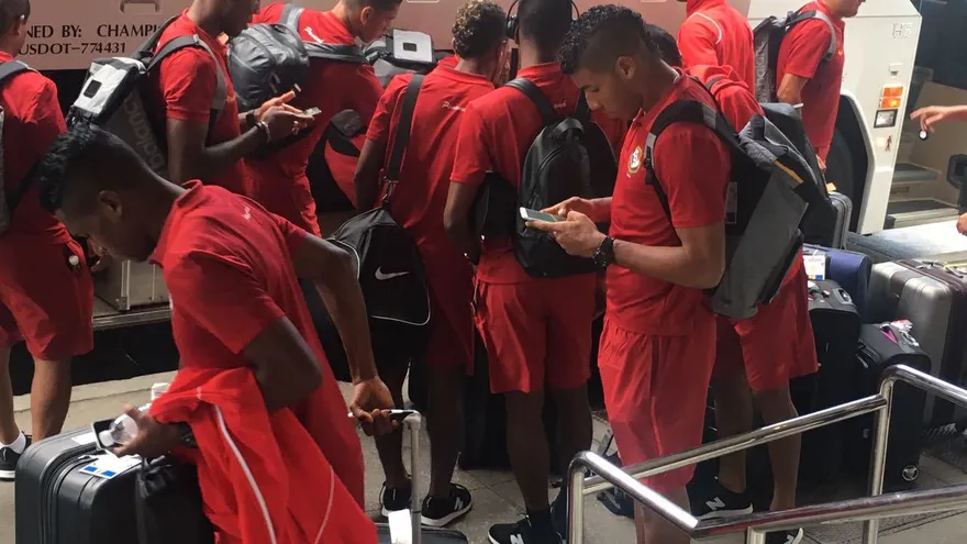 La Selección de Panamá llegó a Nashville, Tennessee