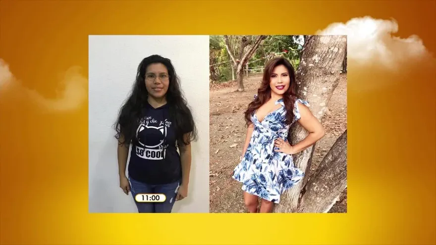 Magdalena, ganadora del cambio de look, queda impresionada con su resultado