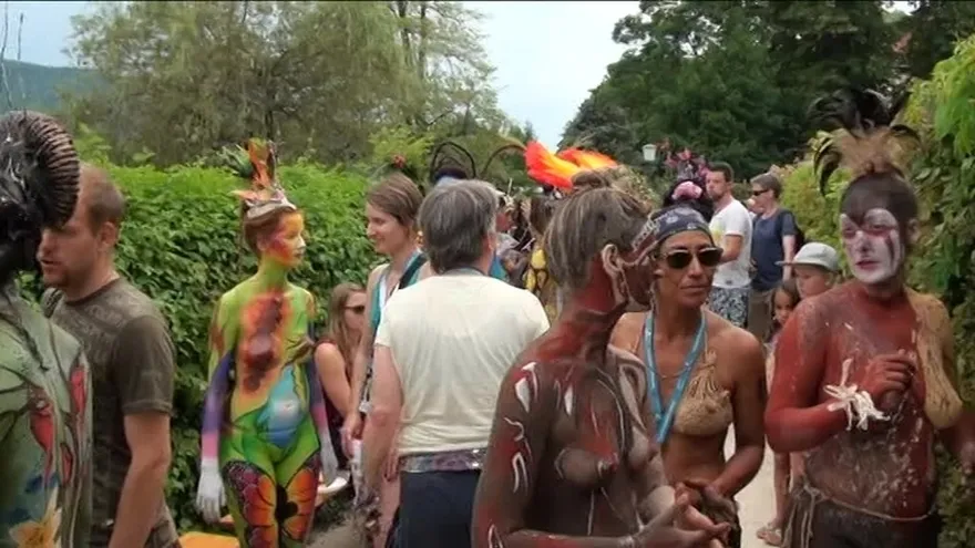 Un pueblo del sur de Austria se convierte en la capital europea del body painting