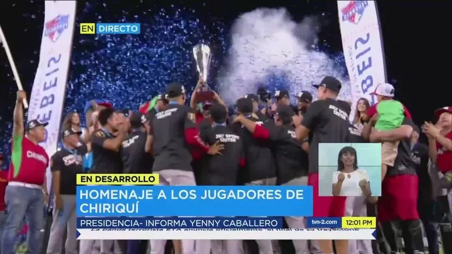 Presidente recibe a Campeones del Béisbol Mayor