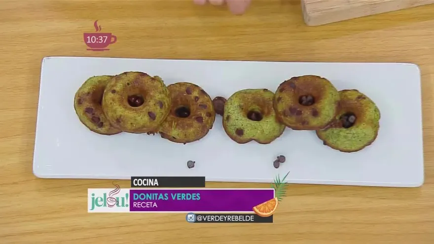 Donitas verdes  100% saludables