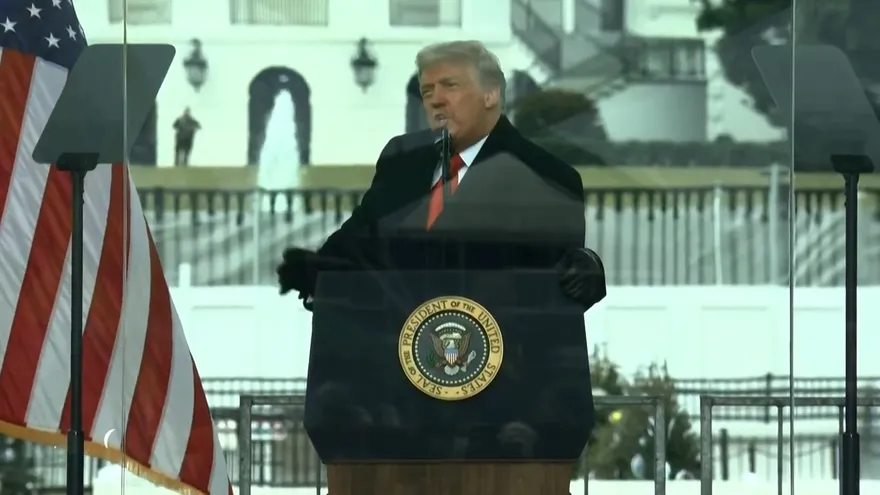 Trump le dice a sus partidarios en Washington que "nunca" concederá la victoria