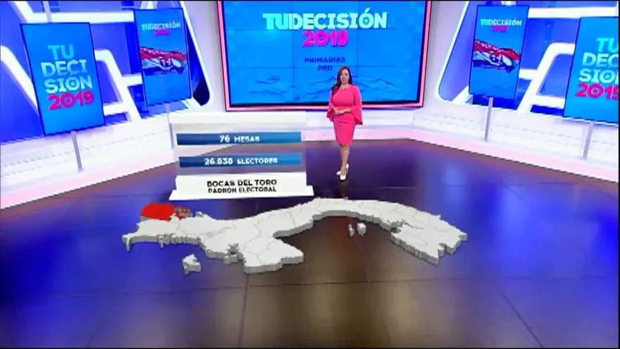 Padrón electoral de las elecciones del PRD en Bocas del Toro