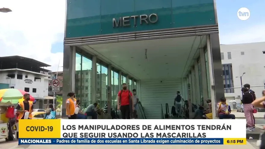 Manipuladores de alimentos deben seguir usando mascarillas