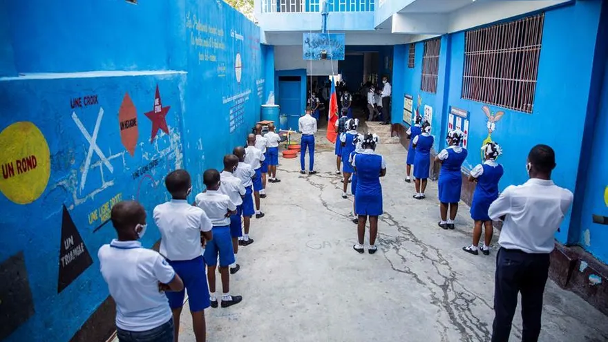 Haití reabre las escuelas aplicando protocolos contra la COVID-19