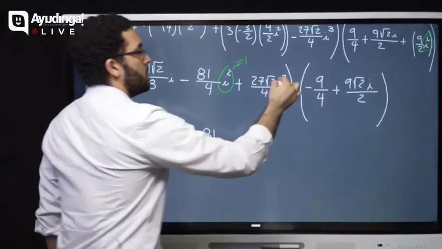 Ayudinga Matemáticas 11° - Operaciónes con Números Complejos - Parte III 3 de julio de 2020