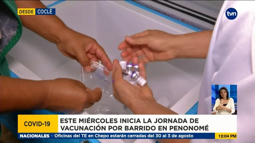 Inicia jornada de vacunación por barrido en Penonomé