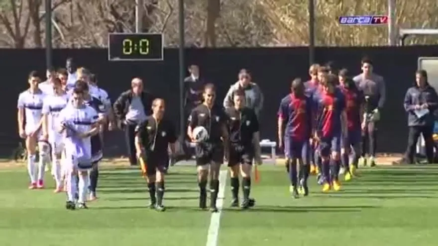 Abidal se vuelve a vestir de azulgrana en el filial