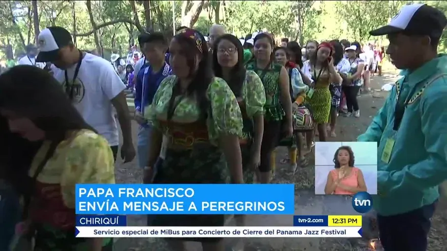 Jóvenes originarios impresionados con el mensaje del Papa