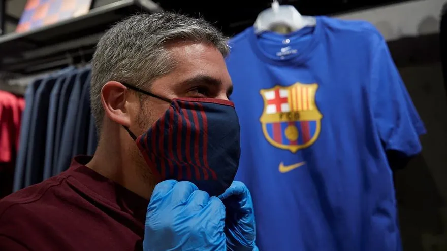 El Barça pone a la venta sus propias mascarillas protectoras
