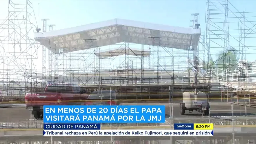 Ultiman detalles logísticos y de tarimas para la JMJ Panamá 2019