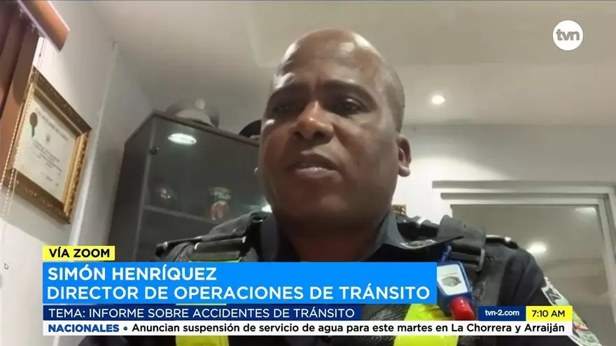 Rinden informe sobre accidentes de tránsito