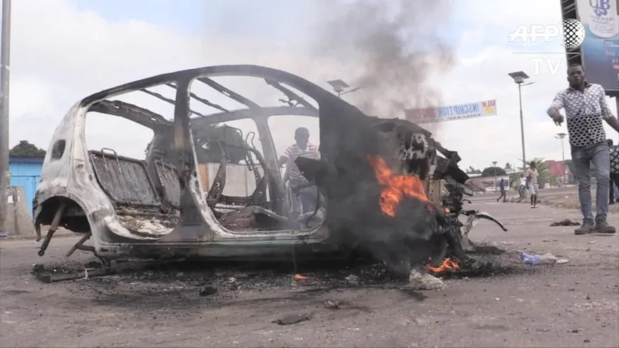 Disturbios en RD Congo dejan al menos 17 muertos