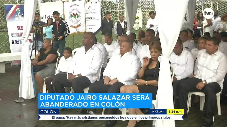 Diputado 'Bolota' Salazar designado como abanderado del desfile de 4 de noviembre en Colón