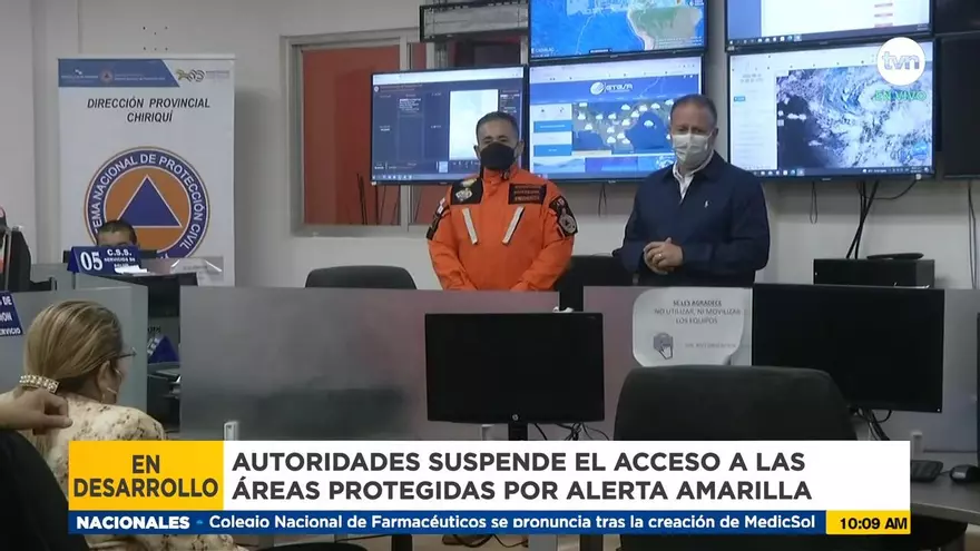 Centro de Operaciones de Emergencia se instala en Chiriquí