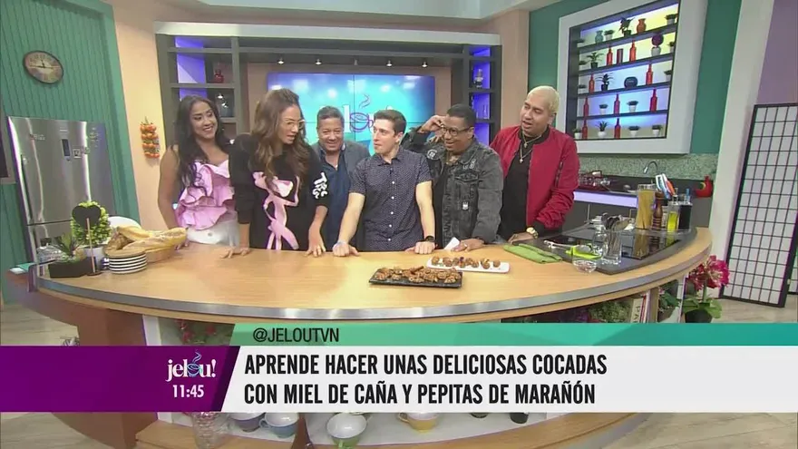 Deliciosa cocada con miel de caña y pepita de marañón