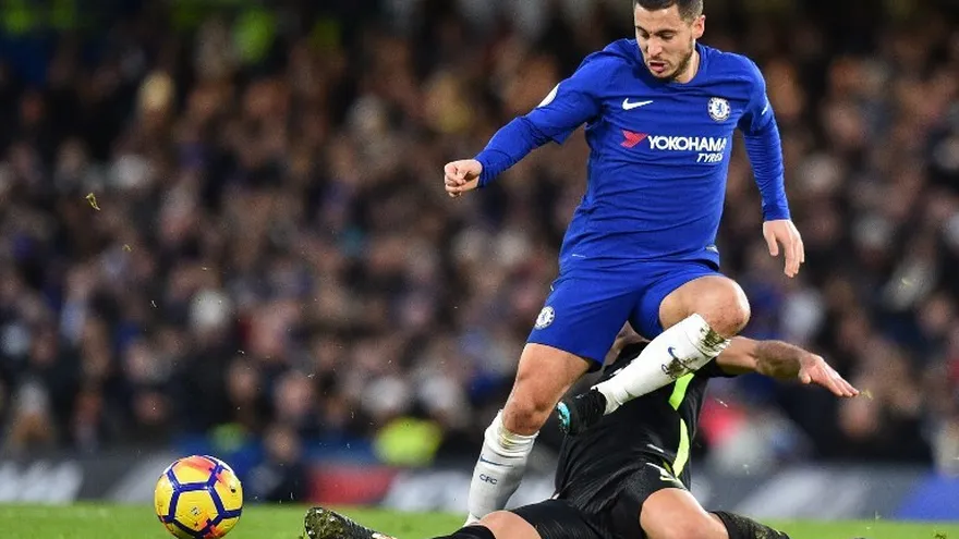 Conte confía en que Hazard y Courtois seguirán en el Chelsea