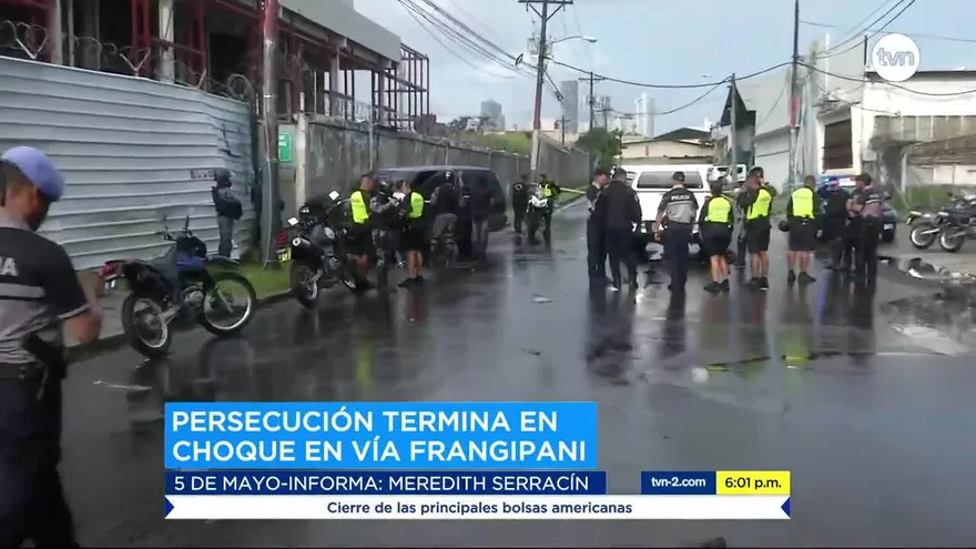 Persecución en el Corredor Norte deja dos detenidos