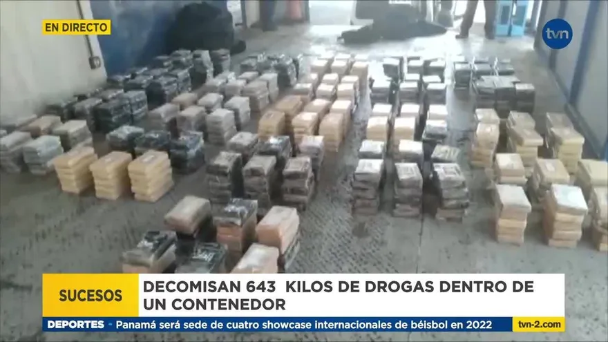 Decomisan droga en contenedor en Colón