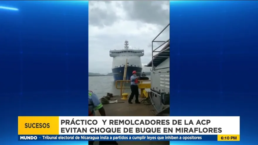 Reportan incidente en las Esclusas de Miraflores, Canal de Panamá reacciona