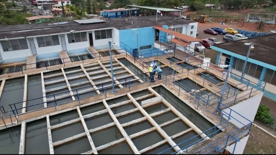 Potabilizadora Jaime Díaz Quintero en La Chorrera.