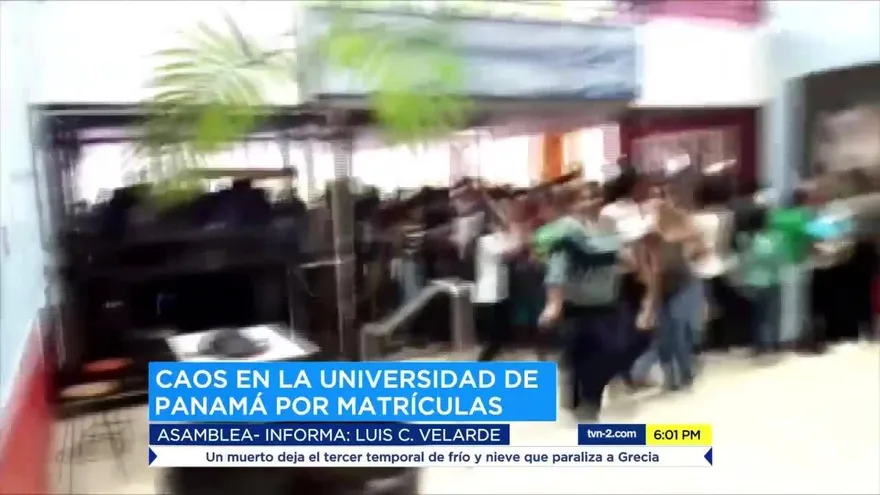 Caos en proceso de matrículas en la Universidad de Panamá
