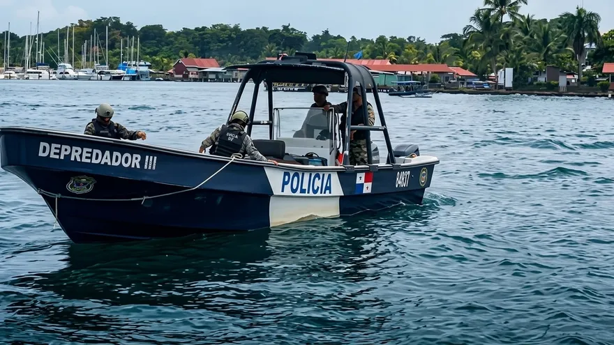 Equipos de la Policía, AMP, Senan, Bomberos y Sinaproc continuan la búsqueda de estos dos pescadores
