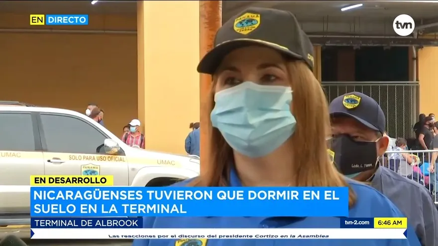 Autoridades tratan de solucionar situación de nicaragüenses varados en Panamá