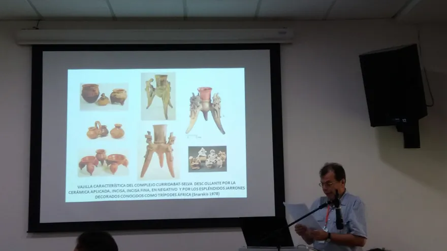 Presentación durante el congreso antropología e historia de Panamá 2016.