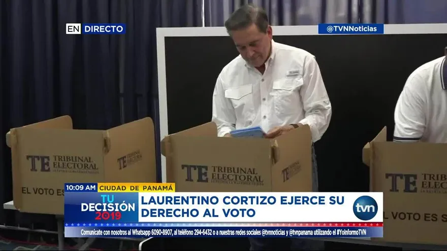 Cortizo vota en Atlapa
