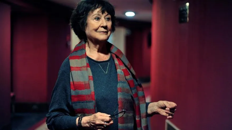 La actriz Julieta Serrano Romero, durante la presentación de La Casa de Bernarda Alba.